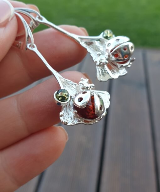Big handmade earrings