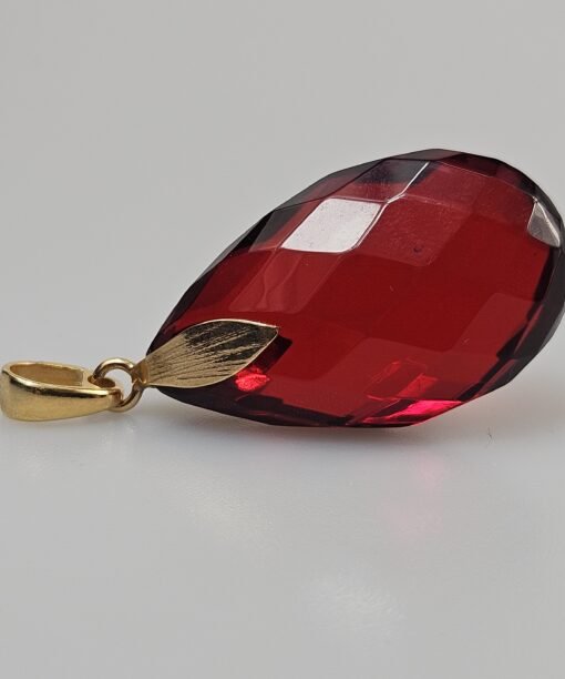raudono gintaro Pakabukas gintarinis pakabukas su gintaru dovana jai kalėdinė mėlynas gintaras