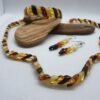 Amber necklace jewelry set handmade amber bracelet earrings necklace