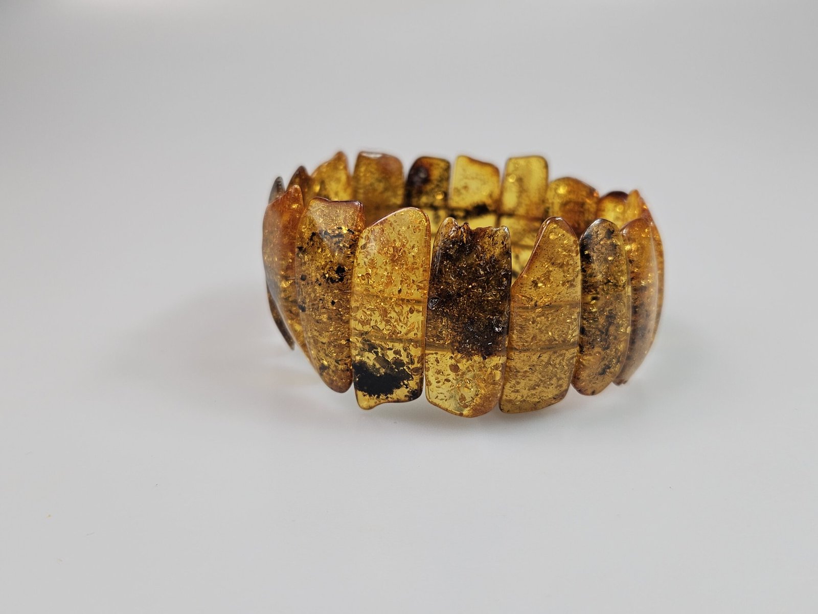 Yellow green Amber bracelet Gift for mum healing amber special jewellery